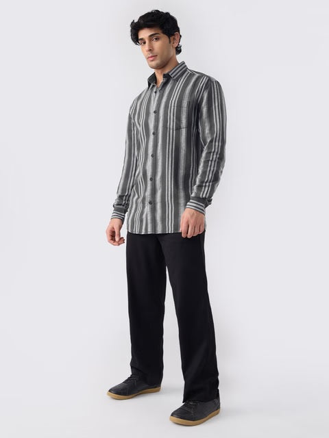 Stripes Horizon Cotton Linen Shirts