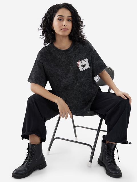 Catwoman Meaow Women Oversized T-Shirts