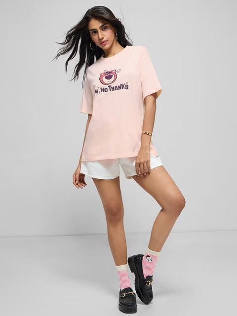 Disney No Thanks Women Oversized T-Shirts