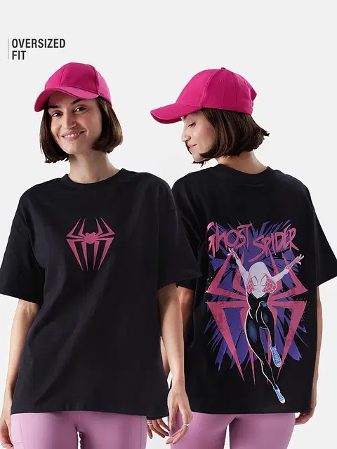 Spider-Man Across The Spider-Verse Women Oversized T-Shirt