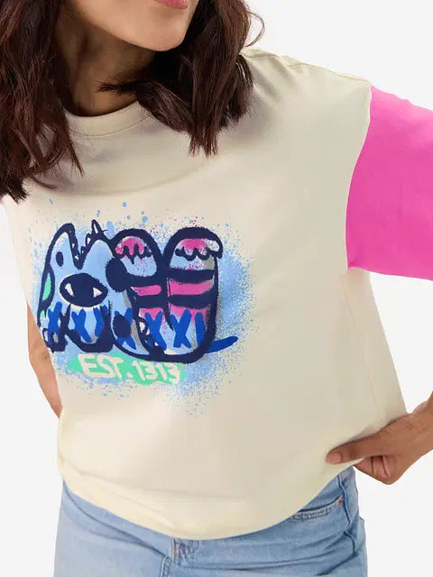 Disney Pixar Monsters Women Oversized T-Shirts