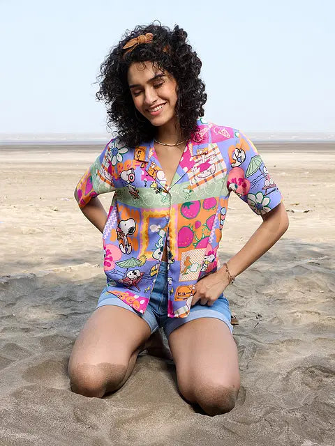 Peanuts Carefree Women Holiday Shirts