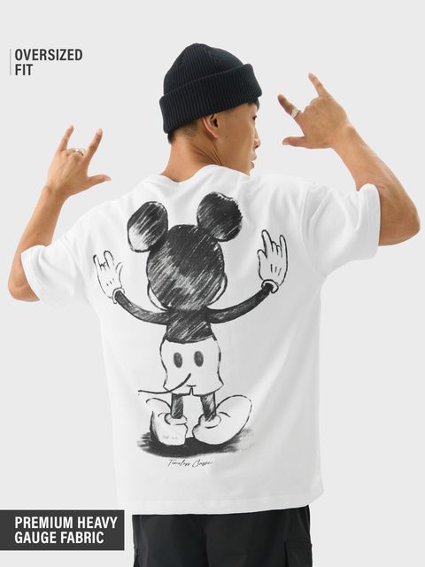 Mickey Mouse Yo Oversized T- shirts