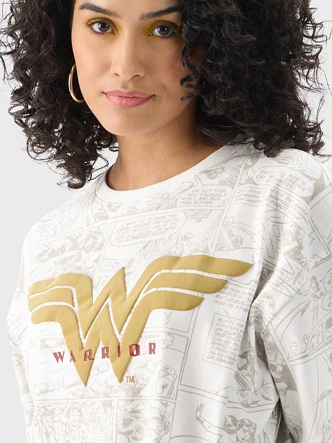 Wonder Woman Warrior Oversized T-Shirts
