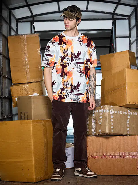 Looney Tunes Bugs Bunny Oversized T-Shirts