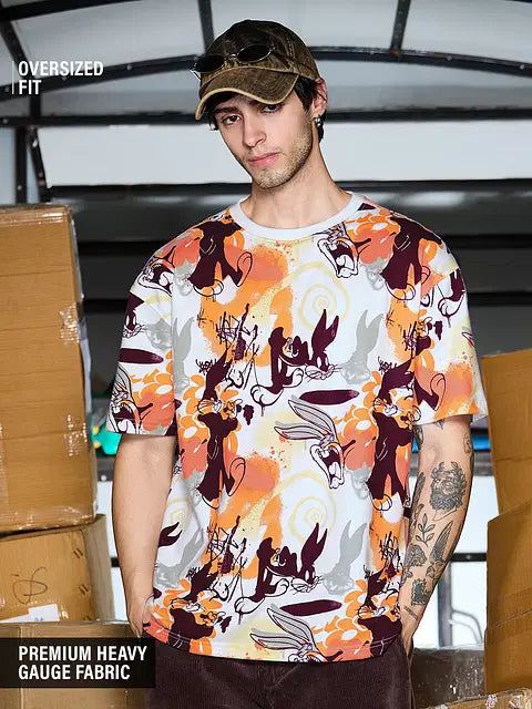 Looney Tunes Bugs Bunny Oversized T-Shirts