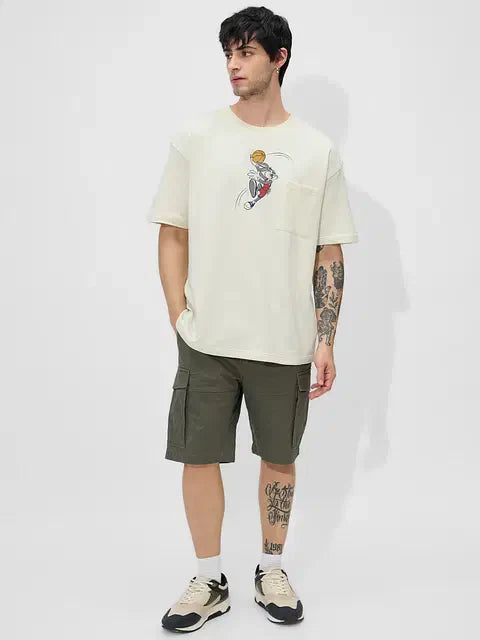Looney Tunes Bugs Ball Oversized T-Shirts