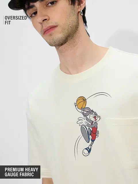 Looney Tunes Bugs Ball Oversized T-Shirts