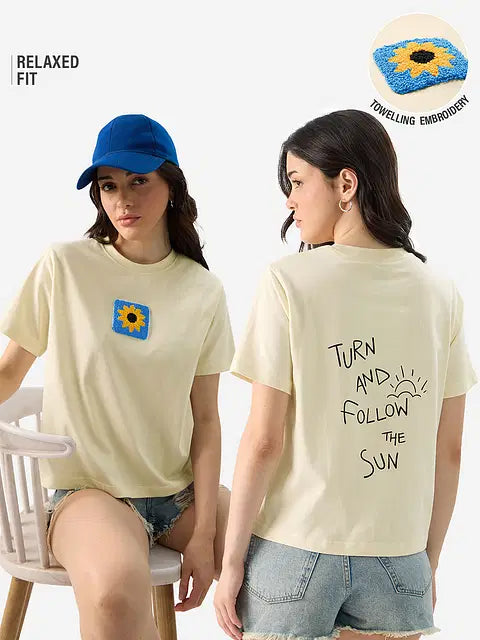 Follow The Sun Women Relaxed Fit T-Shirts