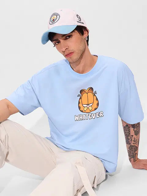 Garfield Don't Care Oversized T-Shirts