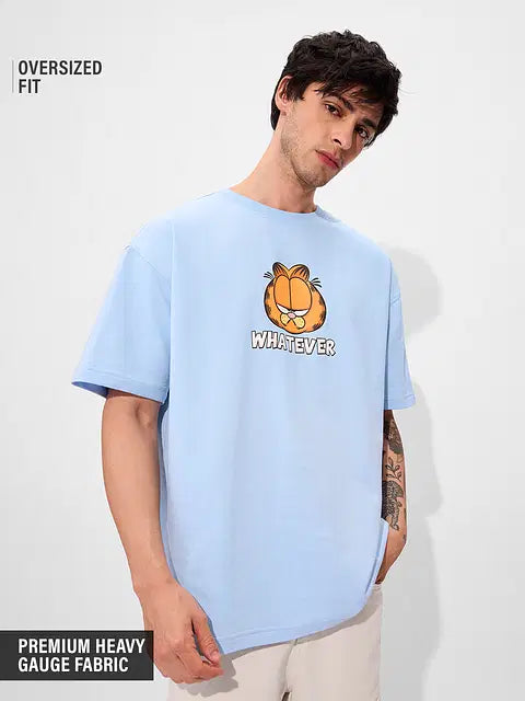Garfield Don't Care Oversized T-Shirts