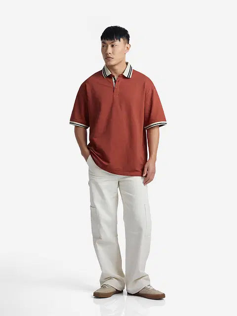 Antique Red Oversized Polos