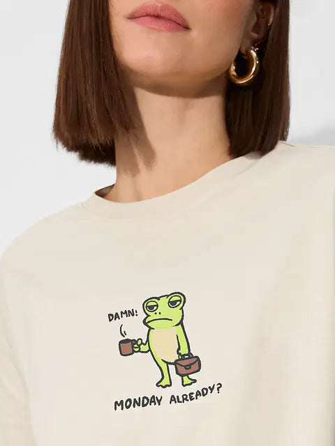 Monday Frog Women Relaxed Fit T-Shirts