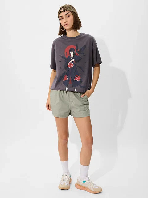 Naruto Itachi Women Oversized T-Shirts