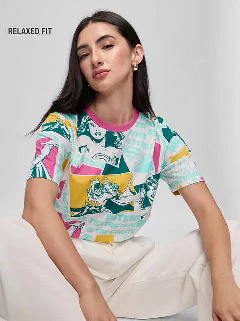 Girl Power Women Relaxed Fit T-Shirts