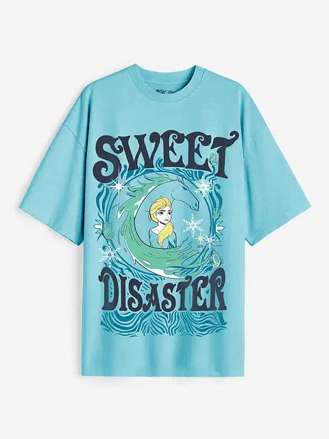 Sweet Disaster Women Oversized T-Shirts
