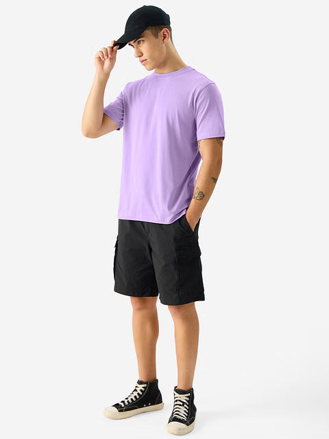 Solids Deep Lavender T-Shirts