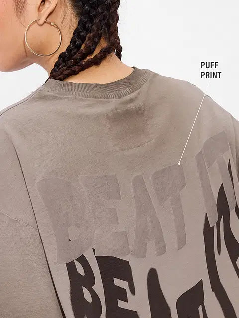 Beat It Women Oversized T-Shirts