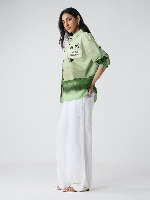 TSS Originals Scenic Route Women Boyfriend Shirts