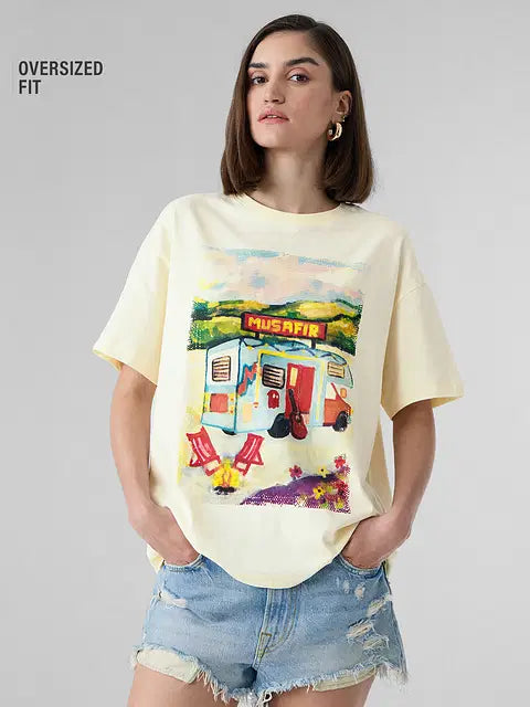Caravan Women Oversized T-Shirts