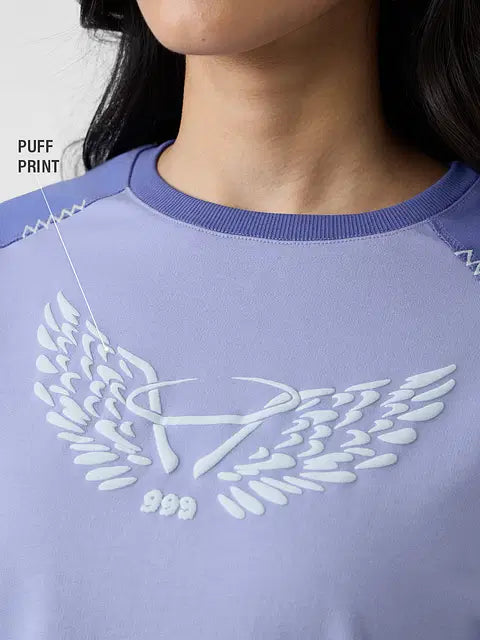 Angel Cloud Nine Women Oversized T-Shirts