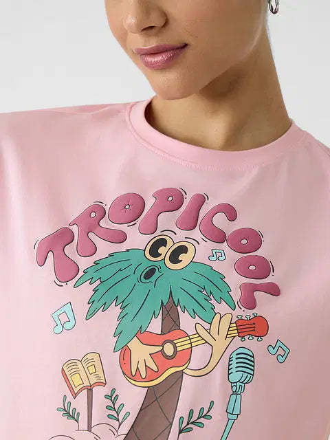 Tropicool Women Relaxed Fit T-Shirts