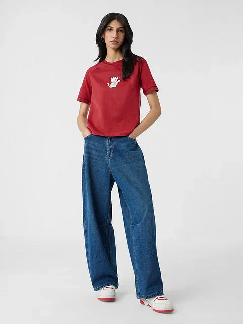 Cute But Psycho Women Relaxed Fit T-Shirts