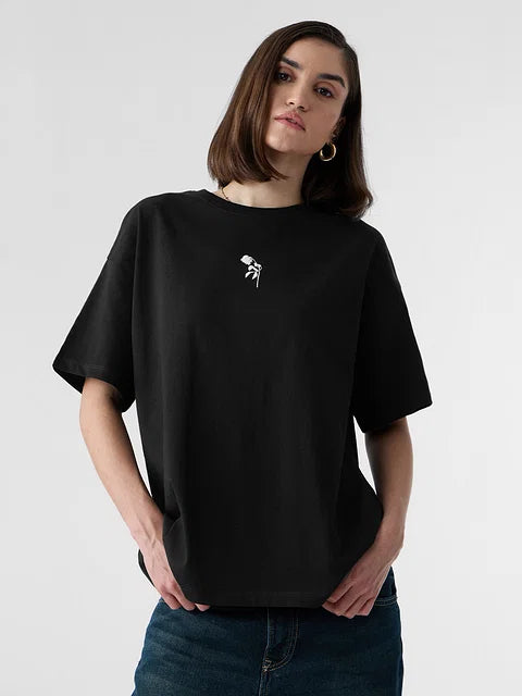 No Rain No Flowers Women Oversized T-Shirts