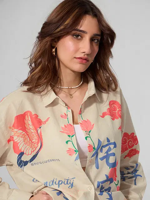 Unbound Cotton Linen Women Boyfriend Shirts