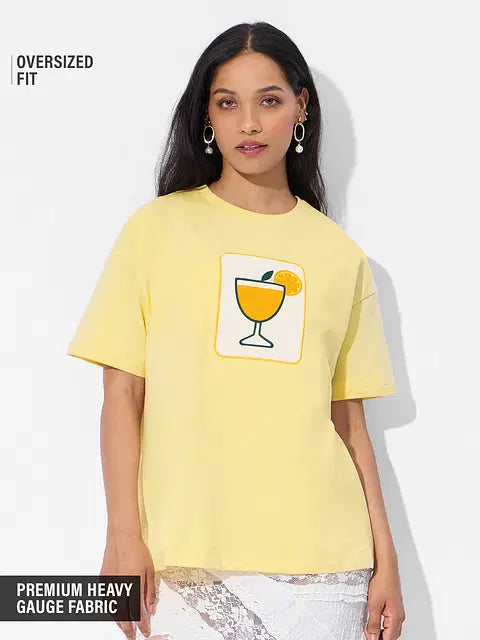 Oversized T-Shirt Margarita Women Oversized T-Shirts