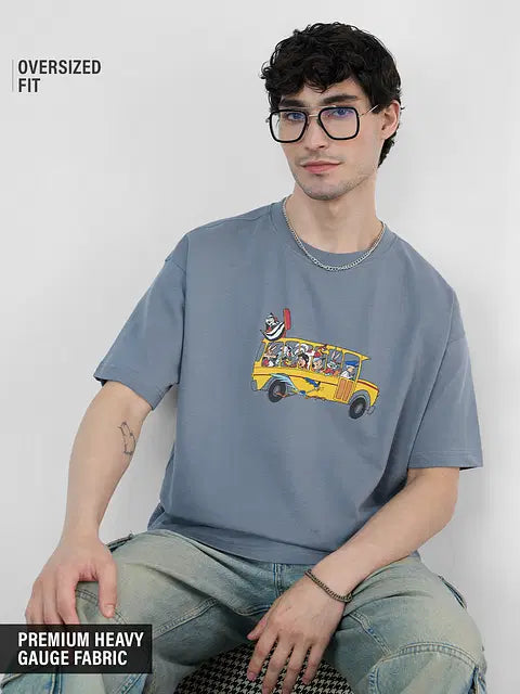 Looney Tunes The Ride Oversized T-Shirts