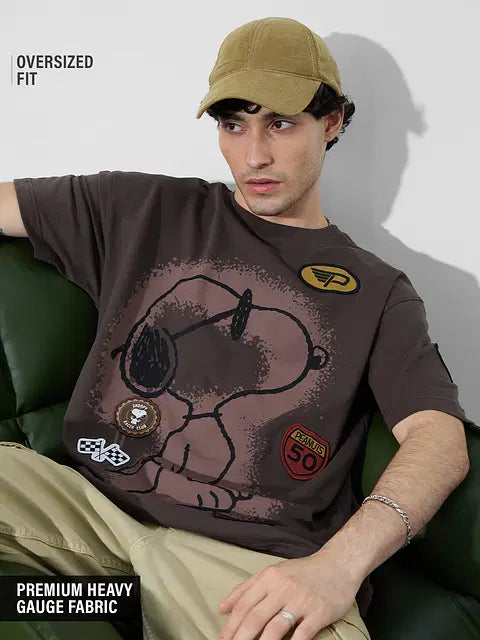 Peanuts Motorsports Oversized T-Shirts