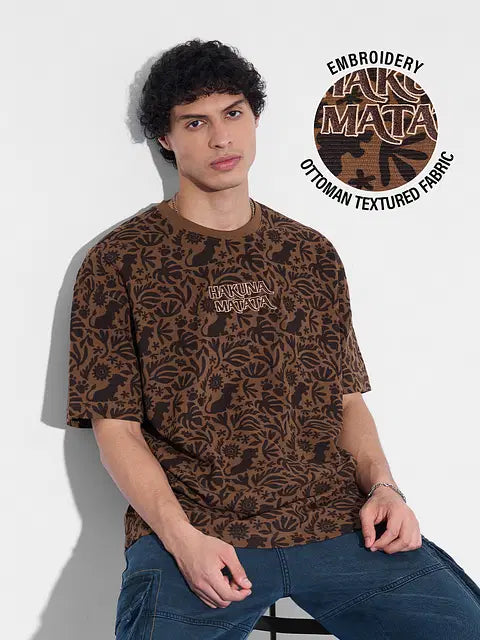 Lion King Ottoman Savanna Oversized T-Shirts