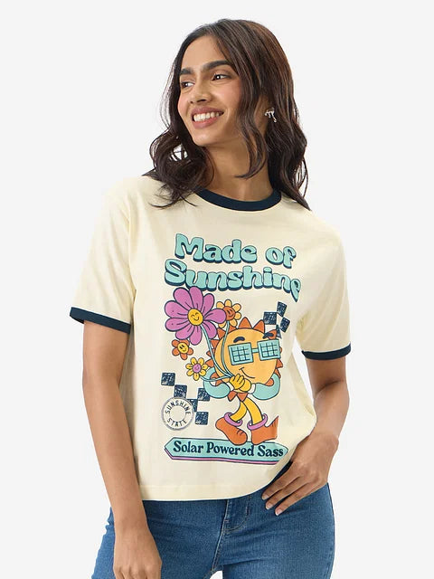 Made of Sunshine Women Relaxed Fit T-Shirts