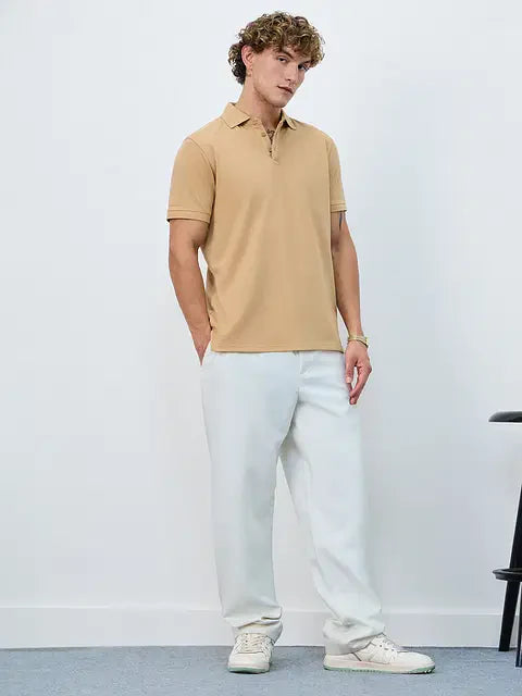 Textured Polo Biscotti Polos