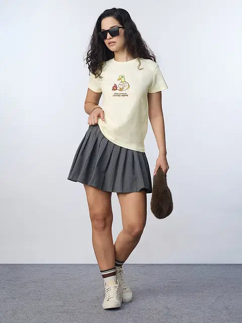 Stayed Home Women Relaxed Fit T-Shirts