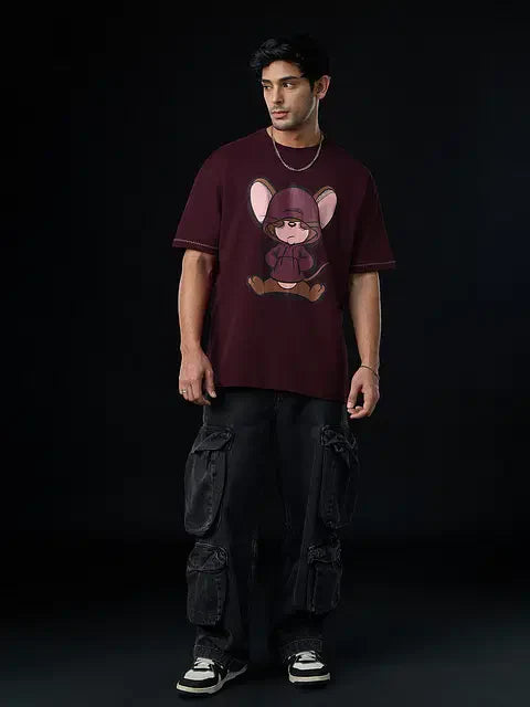 Tom & Jerry Chill Jerry Oversized T-Shirts