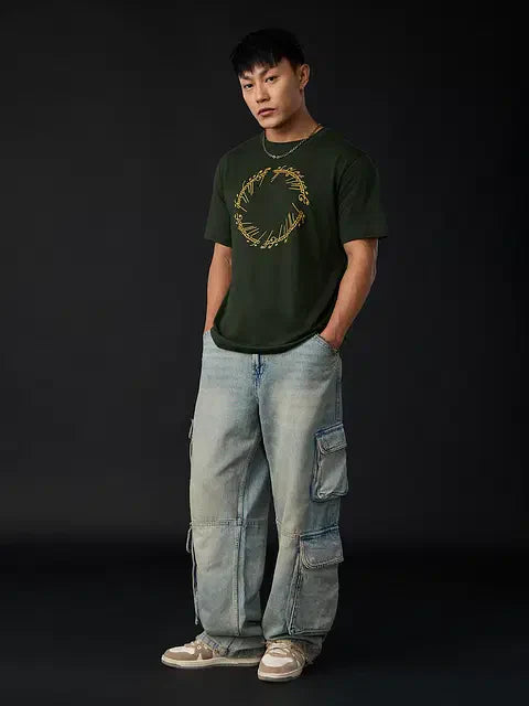 LOTR One Ring Men Relaxed Fit T-Shirts