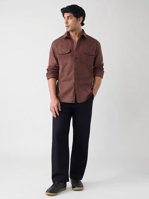 Utility Merlot Men Shirts