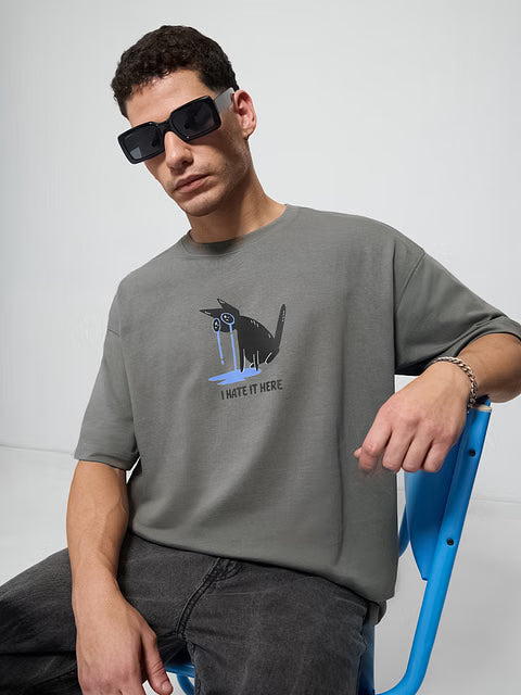 Oversized Hate It Here Oversized T-Shirts