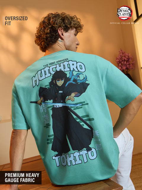 Demon Slayer: Muichiro Oversized T-Shirts