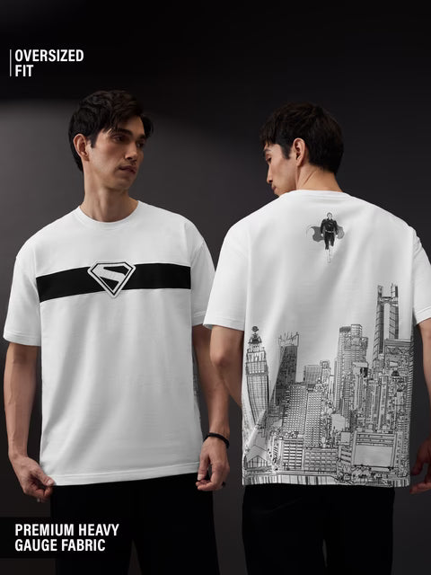 Superman Fly Up Oversized T-Shirts