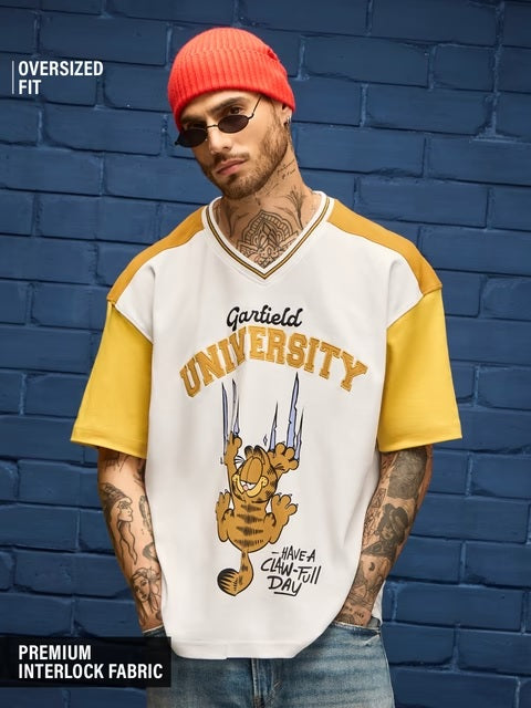 Garfield University Oversized T-Shirts