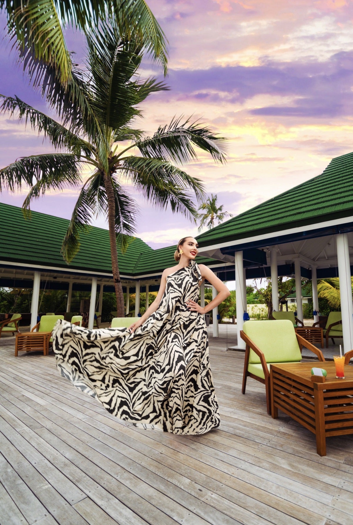 Women's Soft Cotton Blend Kaftan - Lightweight and Stylish Caftan