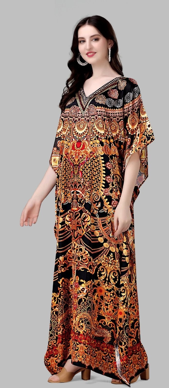 Kaftan Dress For Women Long Free size Summer Beach Maxi Dress For Ladies