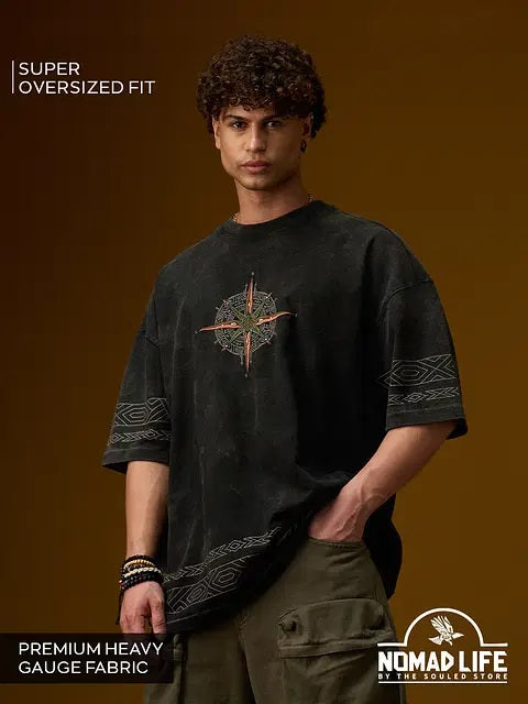 Nomad Compass Super Oversized T-Shirts