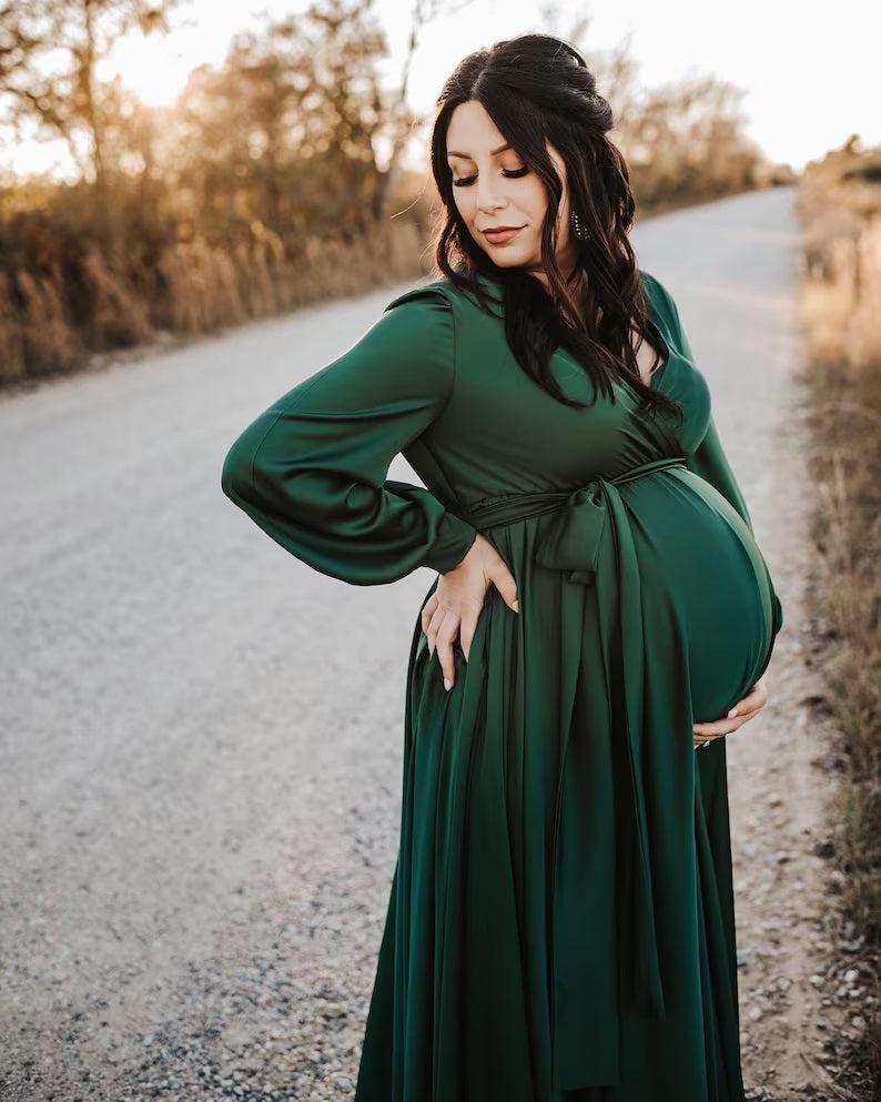 Maternity Photo Shoot and Baby Shower Dress Elegant Maternity Gown
