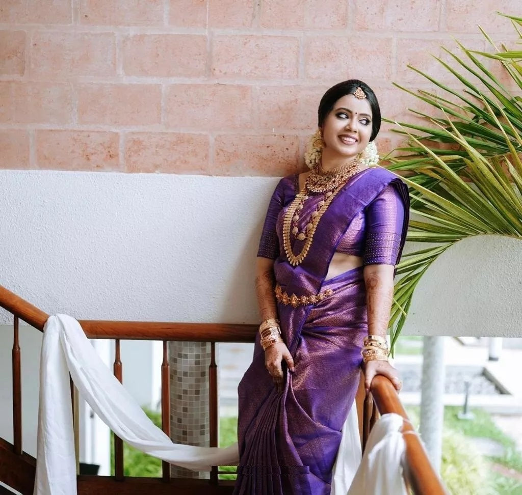 Banarasi Soft Silk Sari with Blouse