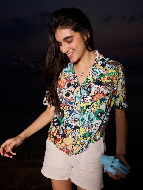 Looney Tunes Vintage Vibe Women Holiday Shirts