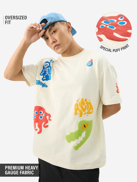 TSS Originals Acid Drip Oversized T-Shirts